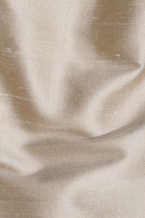 Creme Brulee Silk Shantung 54" Fabric
