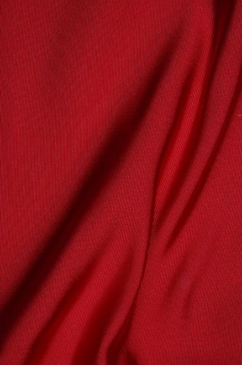Crimson Silk Faille Fabric