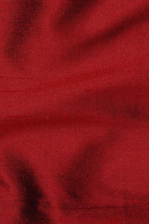Currant Red Silk Shantung 54" Fabric