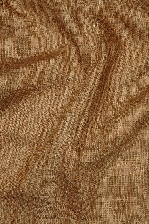 Dark Bronze Katan Matka Silk Fabric