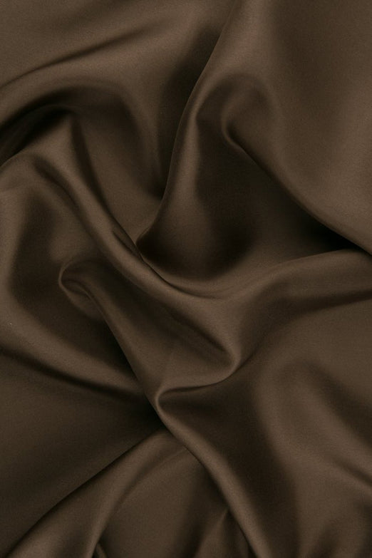 Dark Beige Habotai Silk Fabric