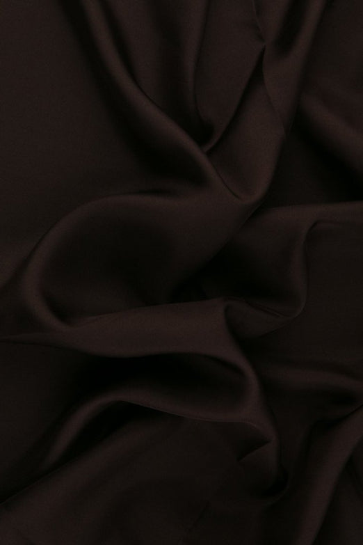 Dark Merlot Habotai Silk Fabric