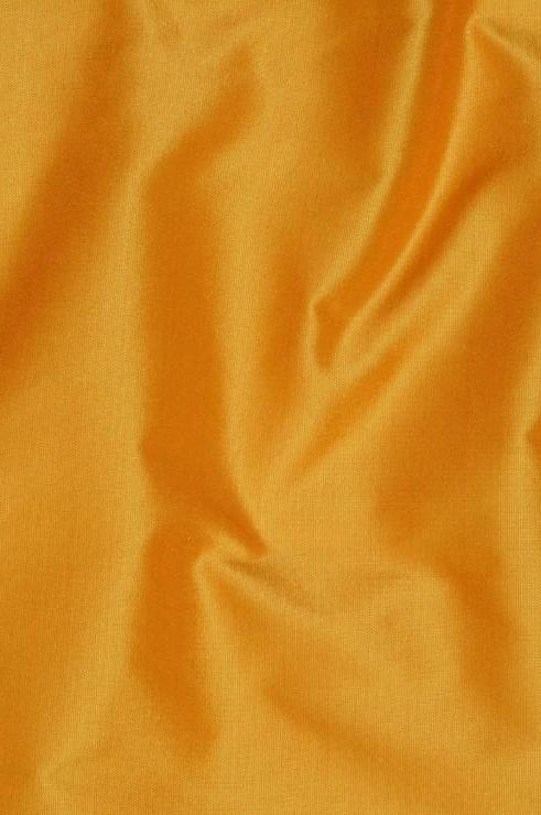 Dark Saffron Yellow Taffeta Silk Fabric