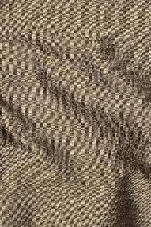 Dark Taupe Silk Shantung 54" Fabric