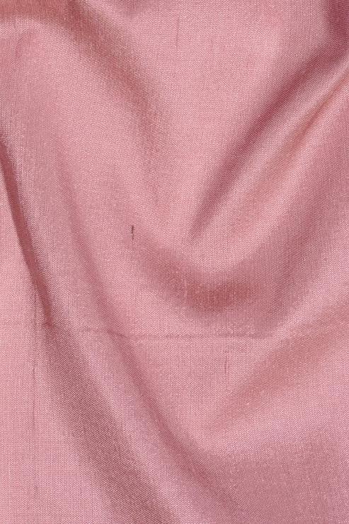 Dusty Rose Silk Shantung 54" Fabric
