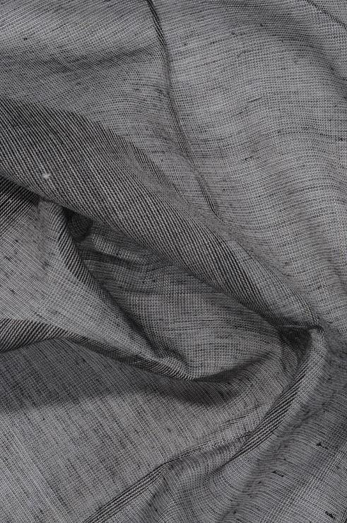 Ebony Grey Cotton Voile Fabric