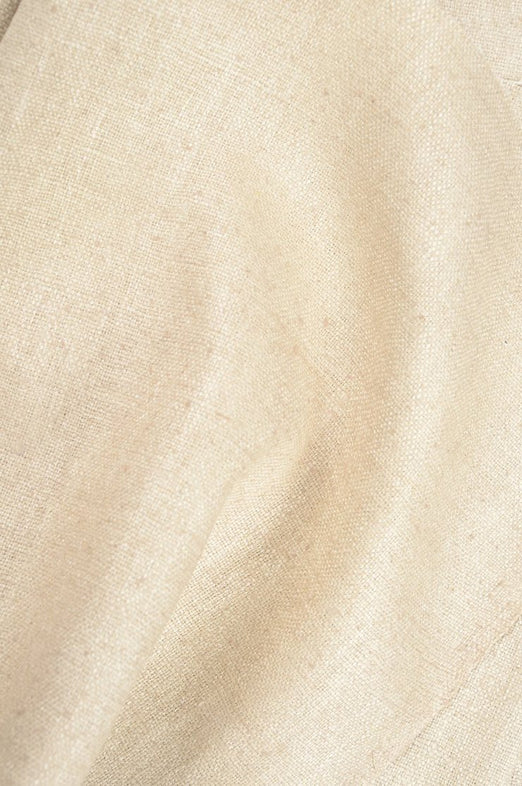 Ecru Silk Linen (Matka) Fabric