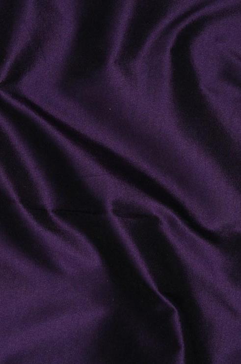 Eggplant Taffeta Silk Fabric
