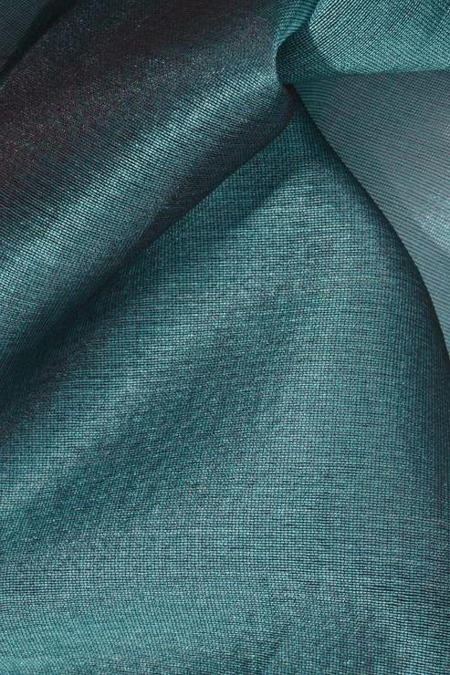 Evergreen Silk Organza Fabric