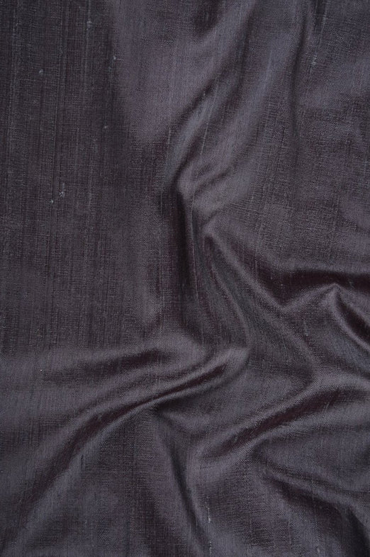 Excalibur Dark Brown Dupioni Silk Fabric
