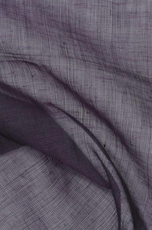 Excalibur Dark Purple Cotton Voile Fabric