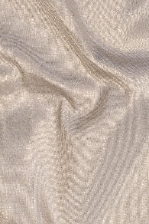 Feather Gray Silk Shantung 54" Fabric