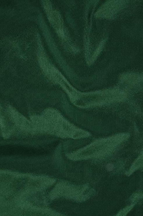 Forest Green Taffeta Silk Fabric