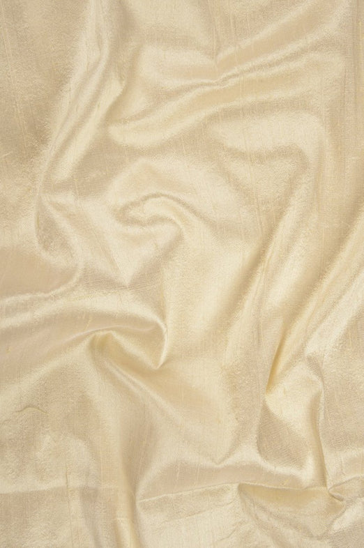 French Vanilla Dupioni Silk Fabric