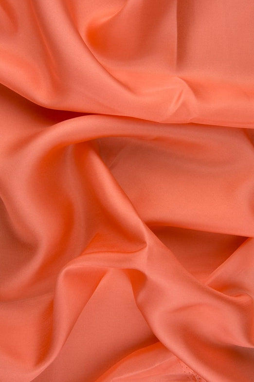 Georgia Peach Habotai Silk Fabric