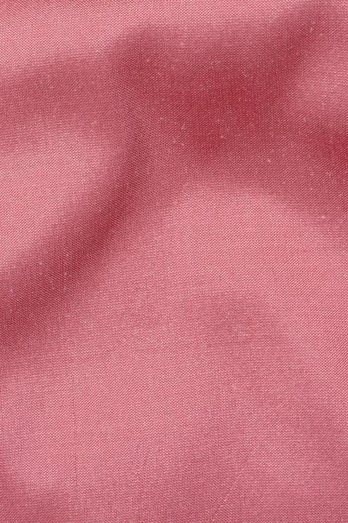 Geranium Pink Silk Shantung 54" Fabric