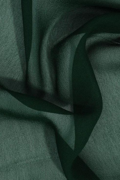 Verdand Green Silk Georgette Fabric