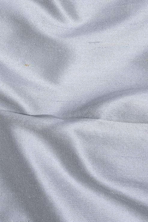 Glacier Gray Silk Shantung 54" Fabric