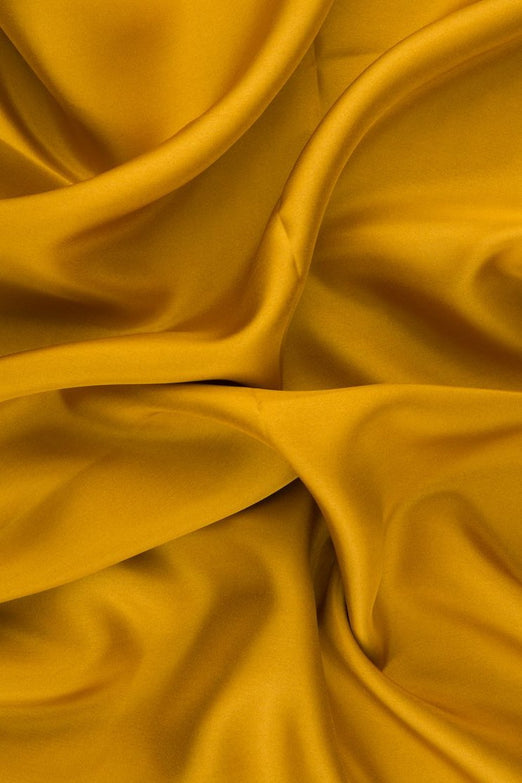 Golden Brown Habotai Silk Fabric