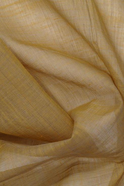 Golden Glow Cotton Voile Fabric