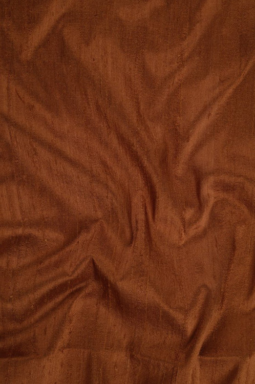 Golden Oak Orange Dupioni Silk Fabric