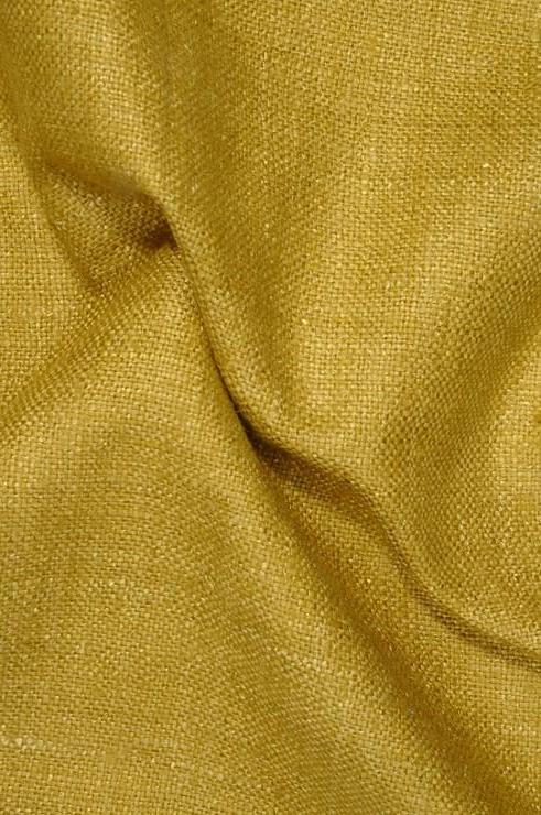 Golden Yellow Silk Linen (Matka) Fabric
