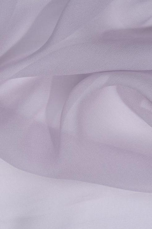 Gray White Sand Silk Georgette Fabric