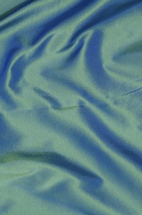 Green Glow Taffeta Silk Fabric