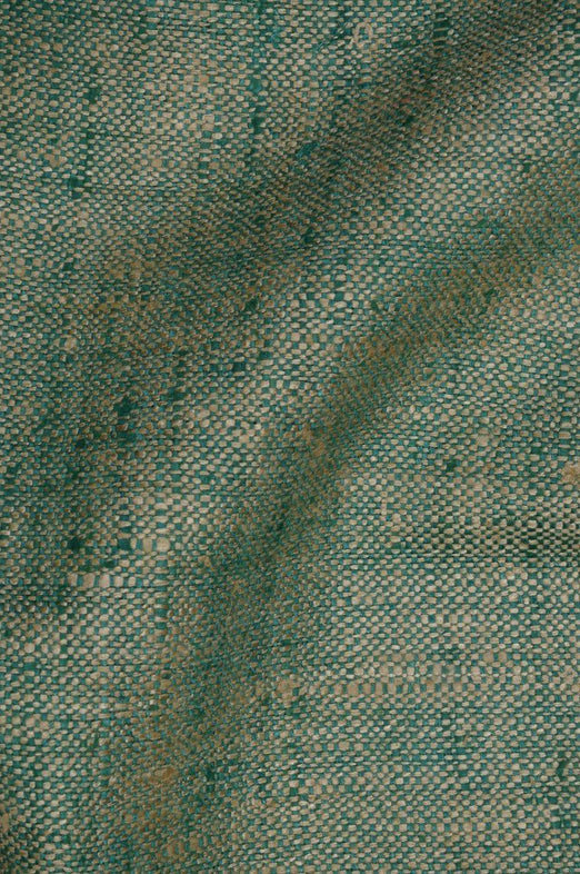 Greengage Silk Linen (Matka) Fabric