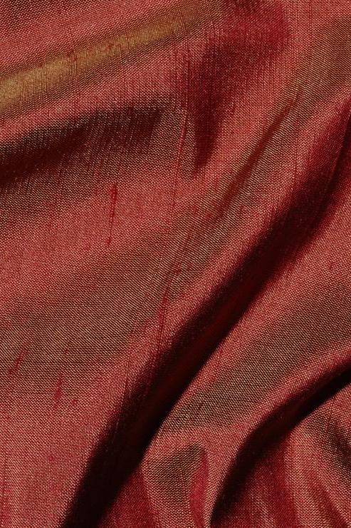 Henna Silk Shantung 44" Fabric