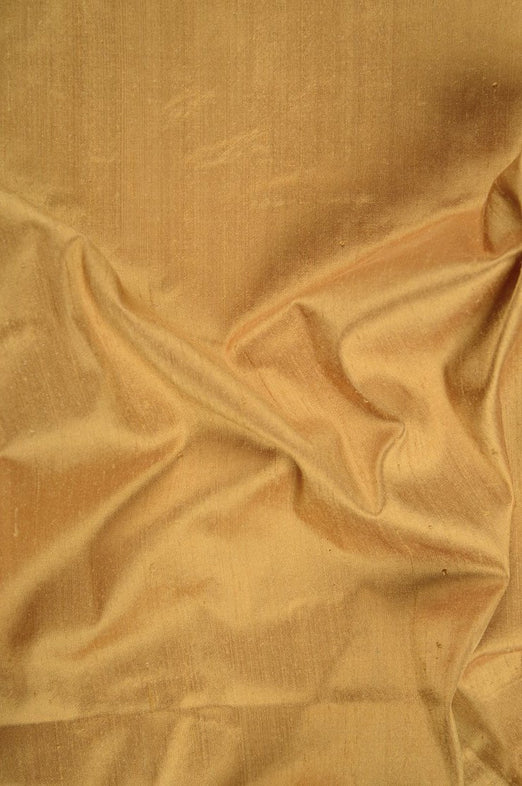 Honey Gold Dupioni Silk Fabric