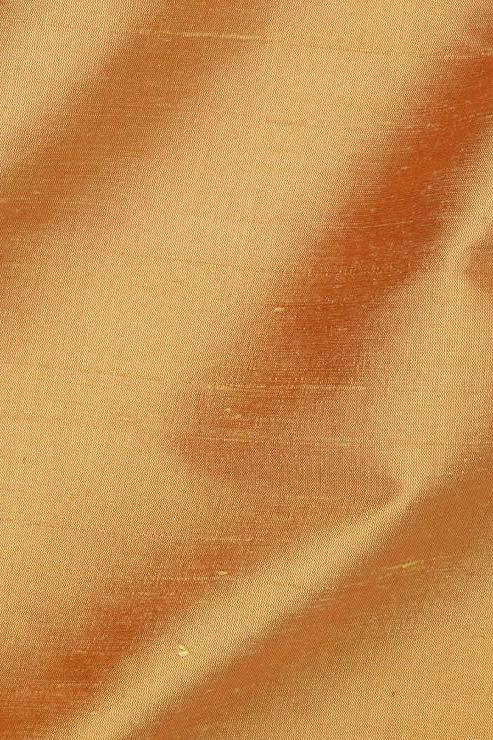 Honey Gold Silk Shantung 54" Fabric