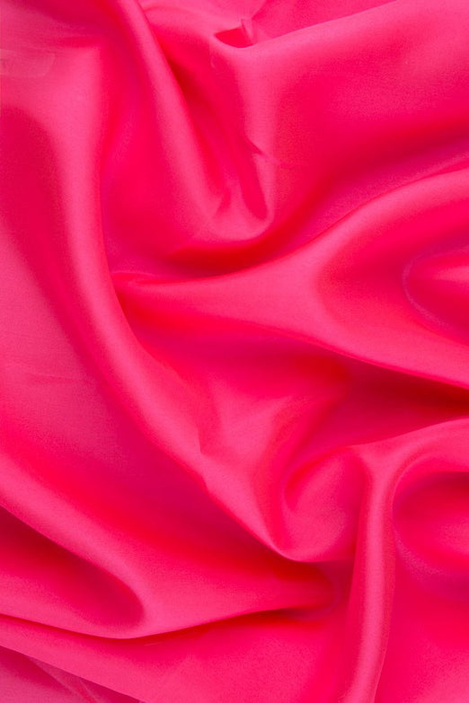 Hot Pink Habotai Silk Fabric