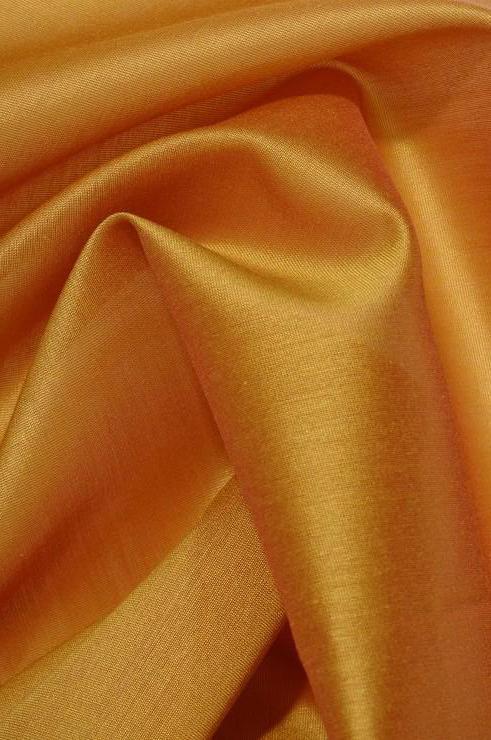 Inca Gold Cotton Silk Fabric