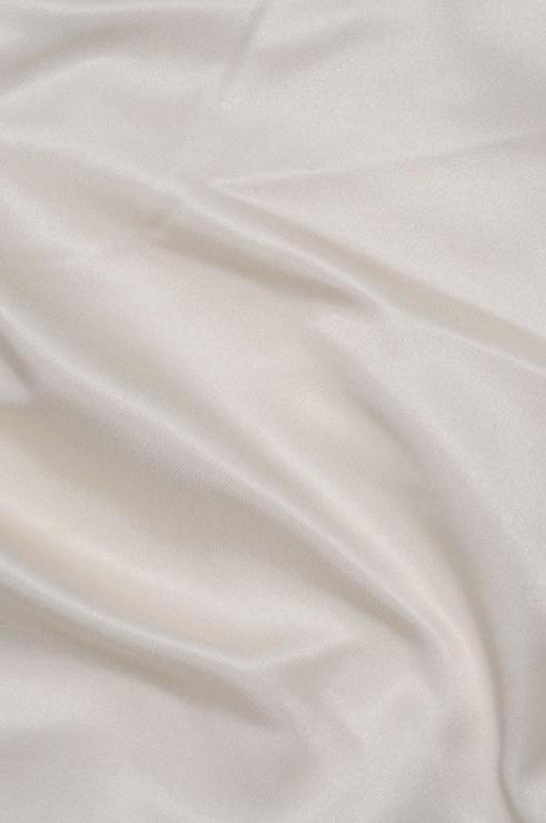 Ivory Silk Duchess Satin Fabric