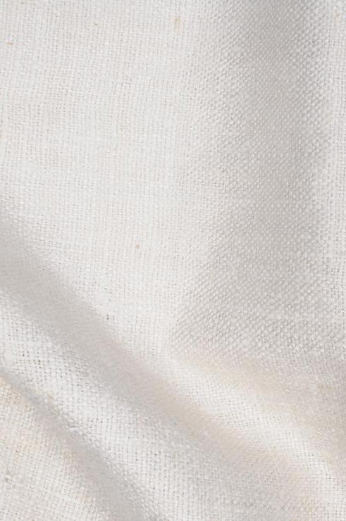 Ivory Silk Linen (Matka) Fabric
