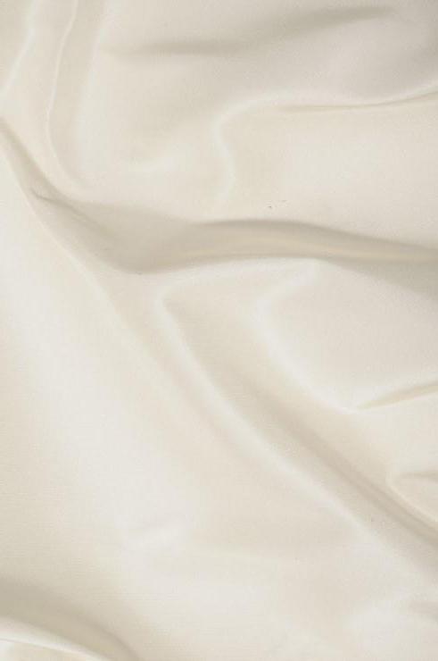 Off-White Taffeta Silk Fabric