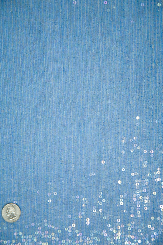 Marina Sequins & Beads on Silk Chiffon JEC-132-19 Fabric