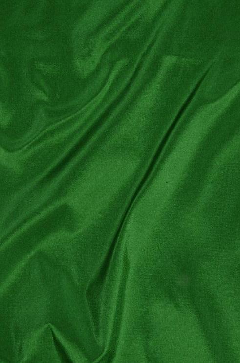 Kelly Green Silky Stretch Satin