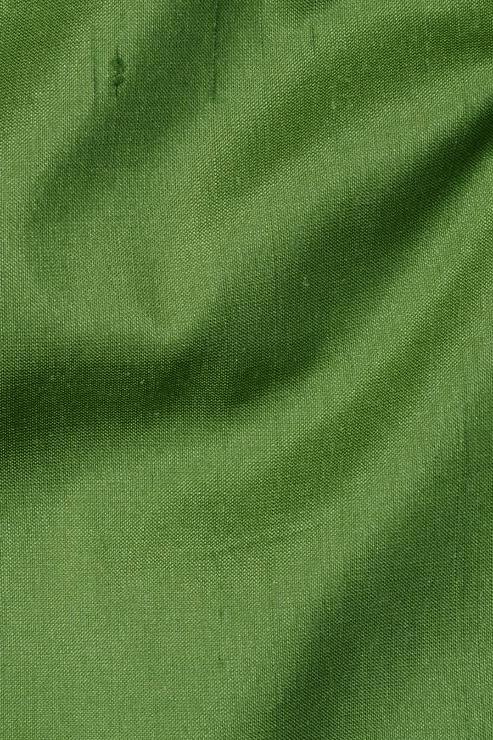 Kelly Green Silk Shantung 54" Fabric