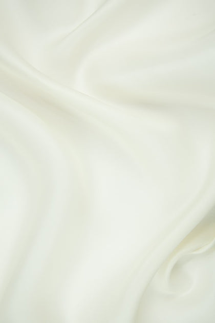 Ivory Silk Gazar Fabric