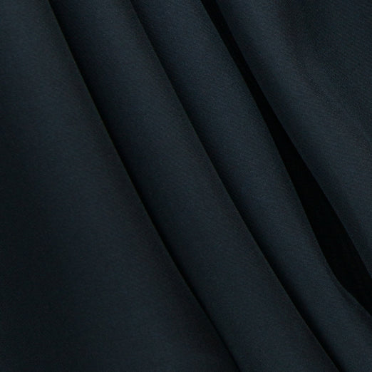 Midnight Navy Silk Gazar Fabric