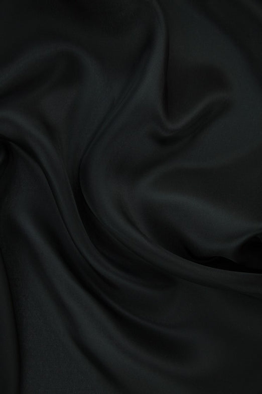 Black Silk Gazar Fabric