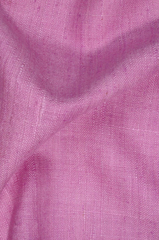 Lavender Rose Silk Linen (Matka) Fabric