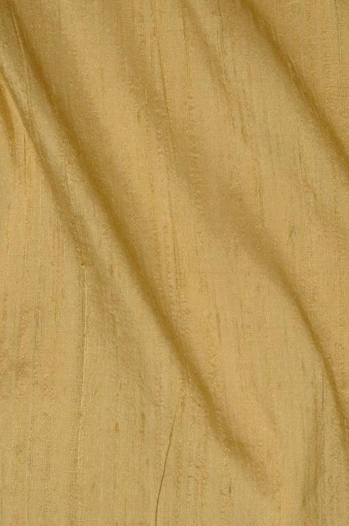 Light Gold Dupioni Silk Fabric