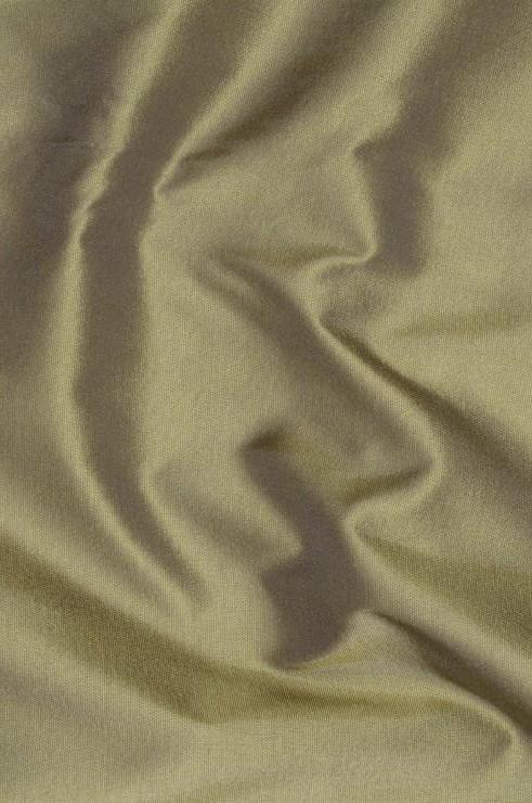 Light Golden Olive Taffeta Silk Fabric