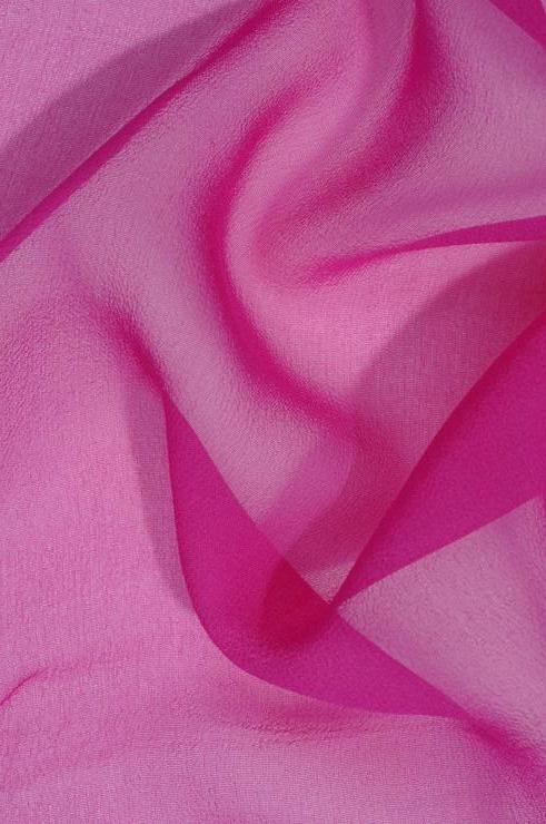 Light Rose Violet Silk Georgette Fabric