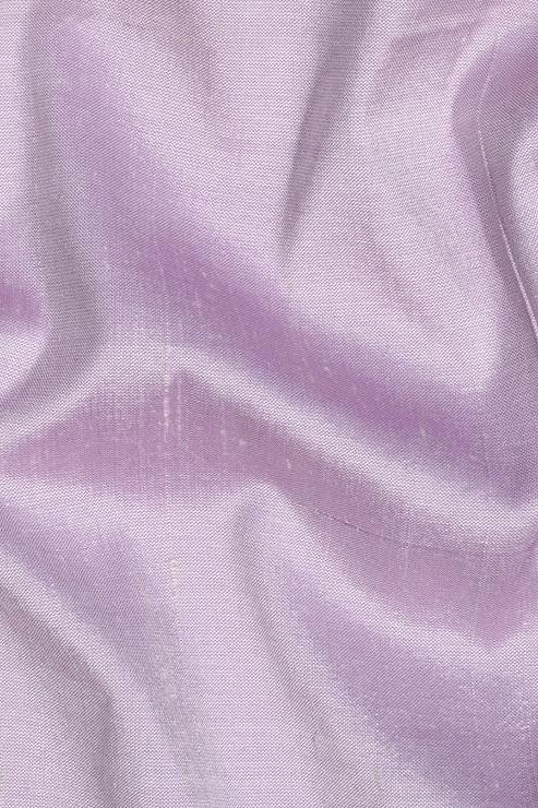 Lilac Snow Silk Shantung 54" Fabric