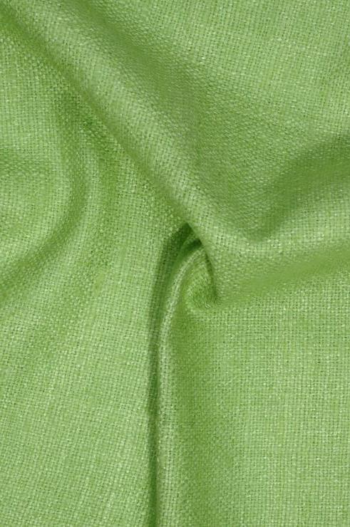 Lime Green Silk Linen (Matka) Fabric