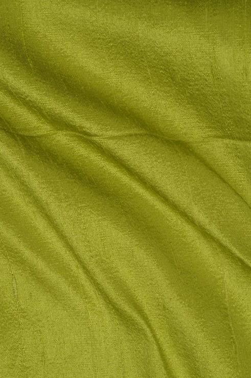 Lime Green Dupioni Silk Fabric